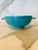 Vintage Early 20th Century Fiesta Casserole Bowl in Original Turquoise Glaze For Sale - Image 9 of 10