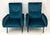 Pair of reclining armchairs designed by Marco Zanuso in the 1950s, the armchairs have been restored and upholstered in...