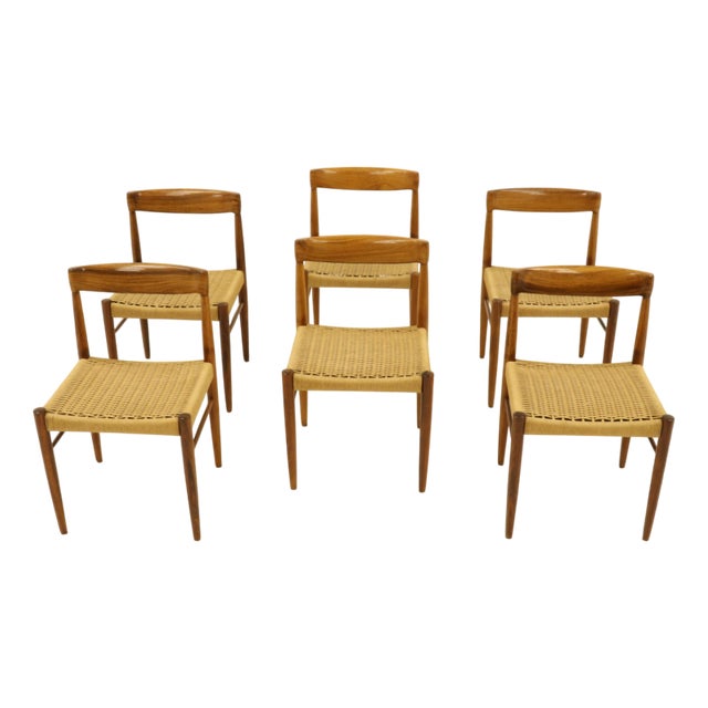 Rosewood Dining Chairs attributed to H. W. Klein for Bramin, Denmark, 1960s, Set of 6 For Sale