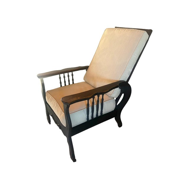 Arts & Crafts Large Antique Morris Chair For Sale - Image 3 of 9