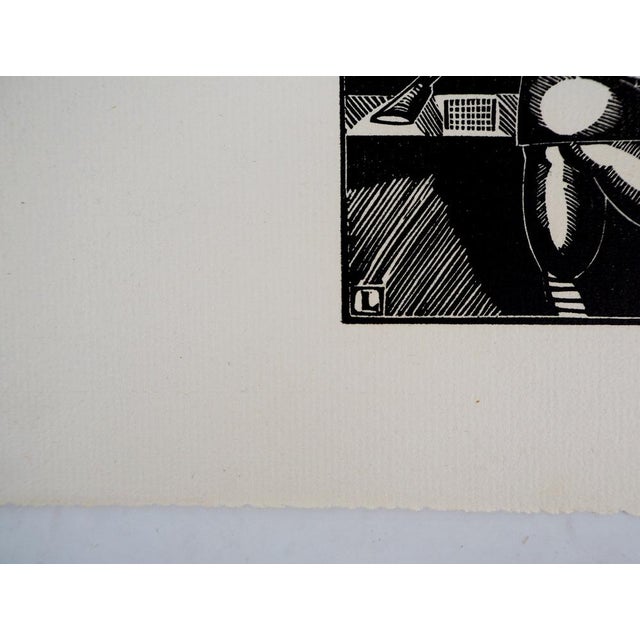 Jean-Emile Laboureur, Shooting Range at the Fair, Original Engraving For Sale - Image 4 of 6