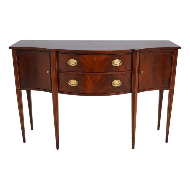 Hickory Chair Federal Inlaid Mahogany Sideboard For Sale
