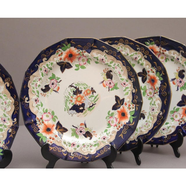 Plates from Mason's Ironstone, 1840, Set of 6 For Sale - Image 6 of 9