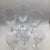 French Hexagon Stemmed Crystal Water Goblets-Set of 8 For Sale - Image 12 of 13