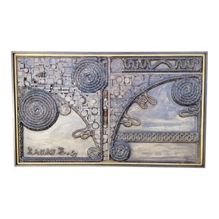 Shuko Kobayashi Mid-Century Modern Brutalist Wall Art For Sale