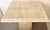 Mid-Century Modern Italian Modernist Travertine Game Table For Sale - Image 3 of 8