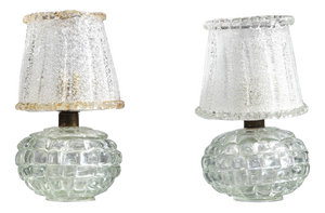 Glass Table Lamps from Barovier & Toso, 1940s, Set of 2