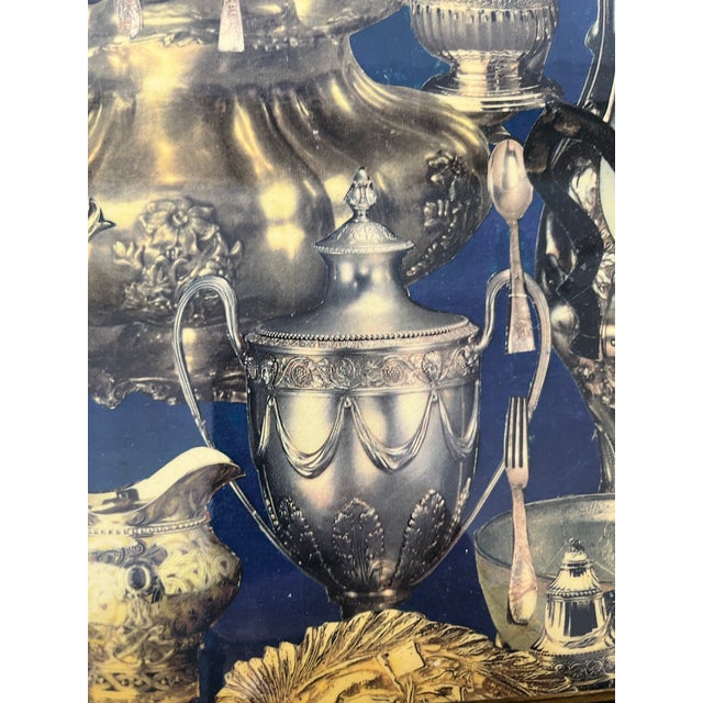 Bespoke Lacquered Fornasetti Style Serving Tray Sally Designs Artist Signed For Sale In New York - Image 6 of 12