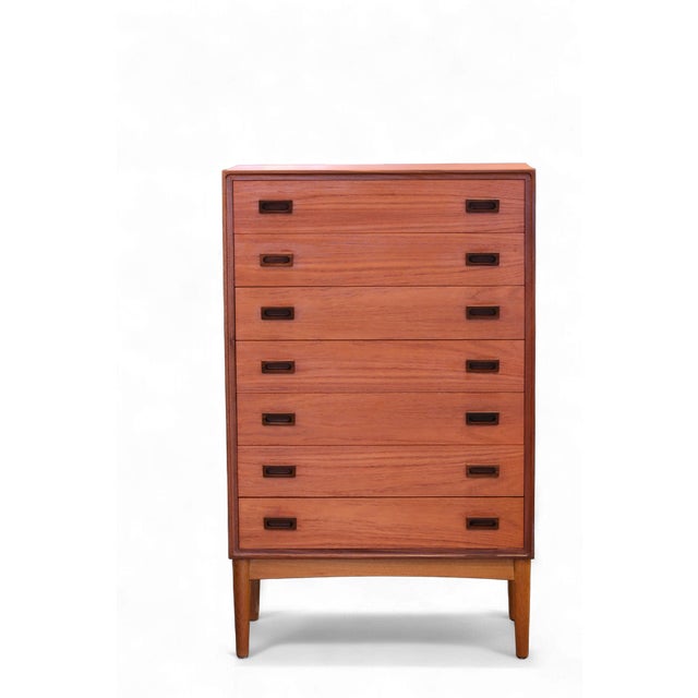 Vintage Chest of Drawers with Seven Drawers in Walnut and Oak by Børge Mogensen, 1960s For Sale - Image 18 of 18