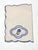 French Vintage Linen Cocktail Napkins - Blue Embroidered Floral - Set of 6 – Scalloped Edge (Portugal) For Sale - Image 3 of 6