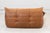 Animal Skin Togo Chaise Lounge in Pine Leather by Michel Ducaroy for Ligne Roset, 1974 For Sale - Image 7 of 18