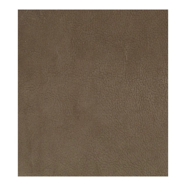 Sample - The House of Scalamandré Georgia Suede Fabric, Canyon For Sale