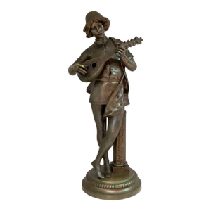 Paul Dubois "Le Chanteur Florentin" Bronze