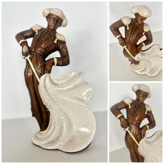 Mid Century Modern Matador + Bull | by Treasure Craft | Chairish