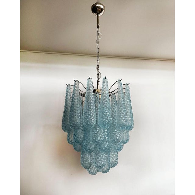 Italian Murano Glass Chandeliers, 1990, Set of 2 For Sale - Image 13 of 16