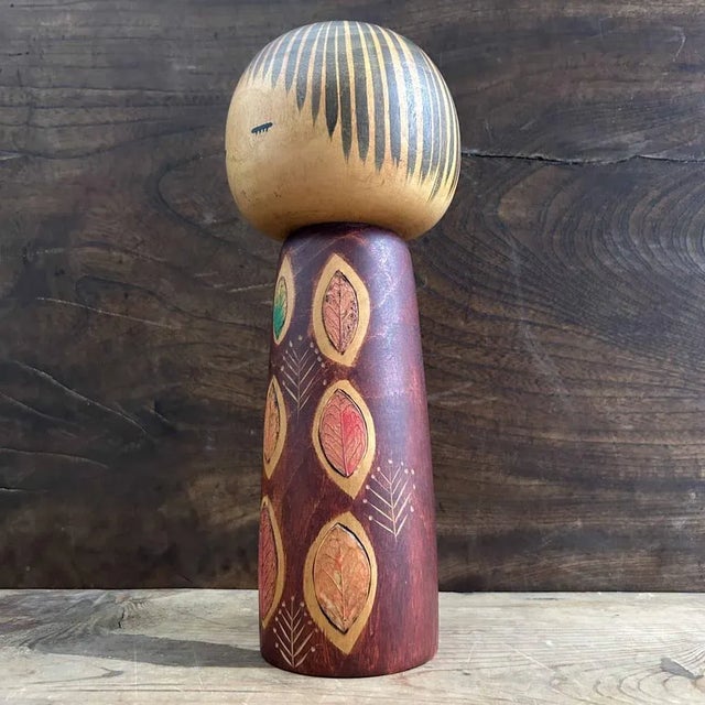 Sosaku Kokeshi Doll by Yuji Kawase, Japan, 1960s For Sale - Image 4 of 9