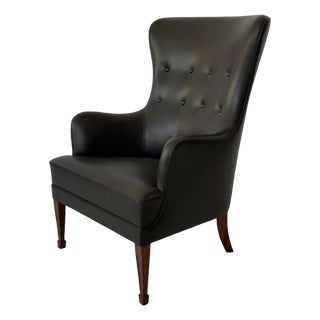 1940s Frits Henningsen Highback Lounge Chair For Sale