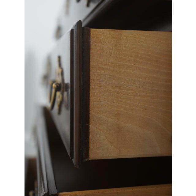 Drexel Heritage Drexel Heritage 18th C. Mahogany Highboy For Sale - Image 4 of 18