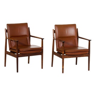 Set of Danish Armchairs, 1960s For Sale