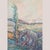 Unknown, Expressionist Landscape, 1950s, Oil on Canvas For Sale - Image 4 of 9