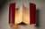 Red Red Metal Wall Sconce by Bruno Gatta for Stilnovo, 1950s For Sale - Image 8 of 16