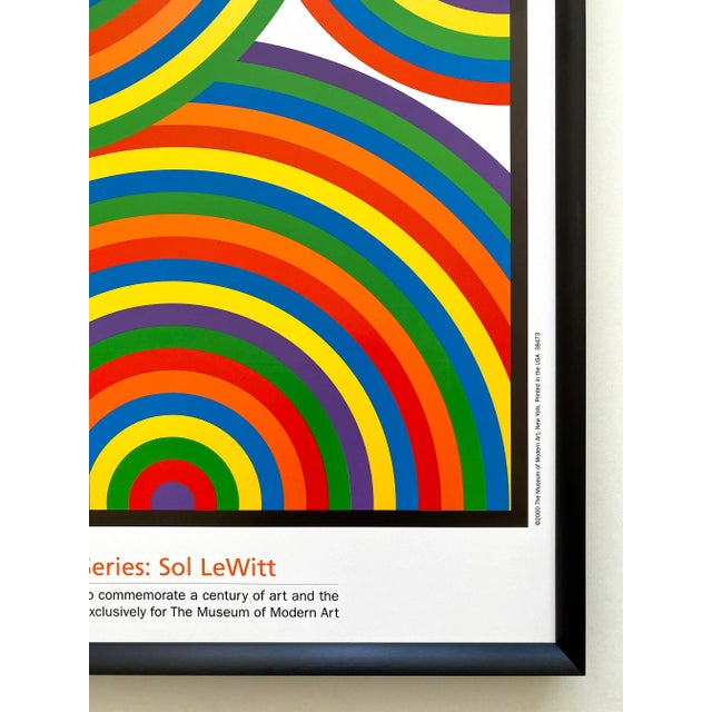 Sol LeWitt " Moma the 2000 Series " Lithograph Print Museum of Modern Art Framed Modernist Poster For Sale - Image 11 of 13