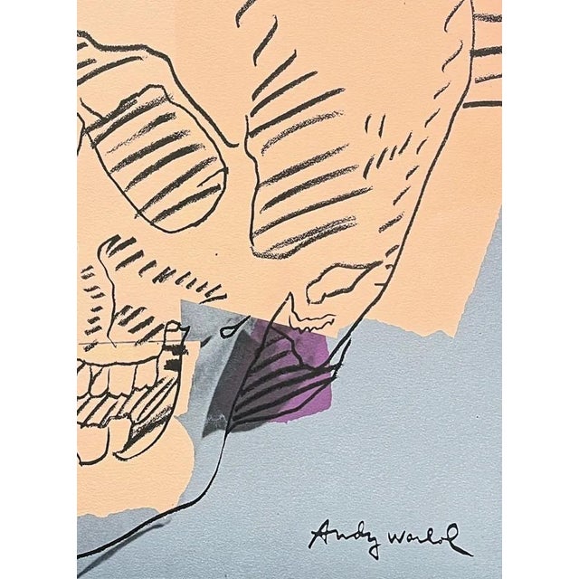 After Andy Warhol, Skull Orange, 1980s, Print For Sale - Image 4 of 6