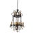 Vintage Wrought Iron and Crystal Chandelier by Ashore Lighting For Sale