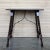 Baroque 19th Spanish Side Table with Cared Turned Legs and Iron Stretcher, 1890 For Sale - Image 3 of 11
