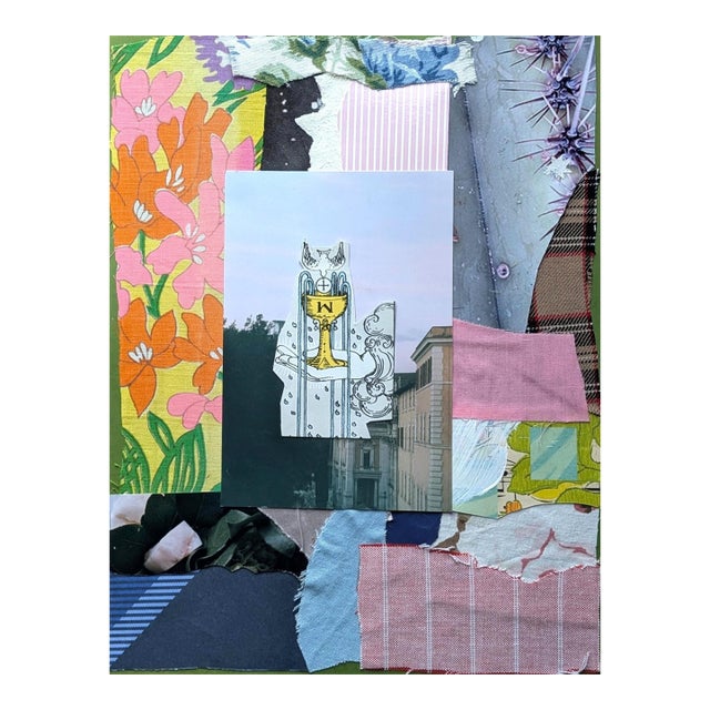 "Another One" Contemporary Mixed Media Collage For Sale