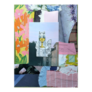 "Another One" Contemporary Mixed Media Collage