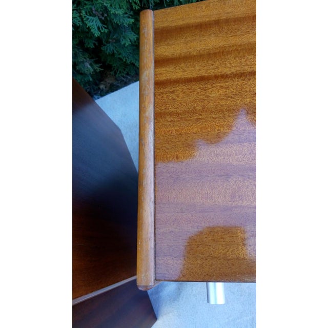 Bedside Tables, Stool and Dressing Table by Jindřich Halabala, 1970s, Set of 4 For Sale - Image 13 of 17