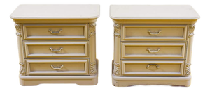 Vintage Wooden Bedside Tables, Set of 2