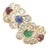 Late 20th Century Rare Christian Dior Yellow Gold Ruby Emerald Sapphire Diamond Flower Ring, Size 5.75 For Sale - Image 13 of 14