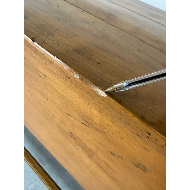 Vintage Mediterranean Spanish Colonial Style Three-Drawer Console Table For Sale - Image 18 of 18
