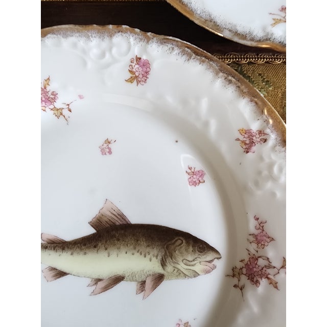 Antique European Fish Set For Sale In San Antonio - Image 6 of 12