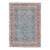 Antique Persian Malayer Rug With Floral Lattice Design in Sky Blue and Soft Red 8'3" X 11'8" For Sale