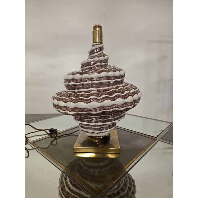 Ceramic Lamps by Giulia Mangani, 1980s, Set of 2 For Sale - Image 4 of 10