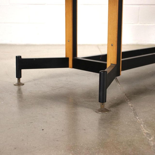 Metal Long Store Counter with Drawers, 1960s For Sale - Image 7 of 12