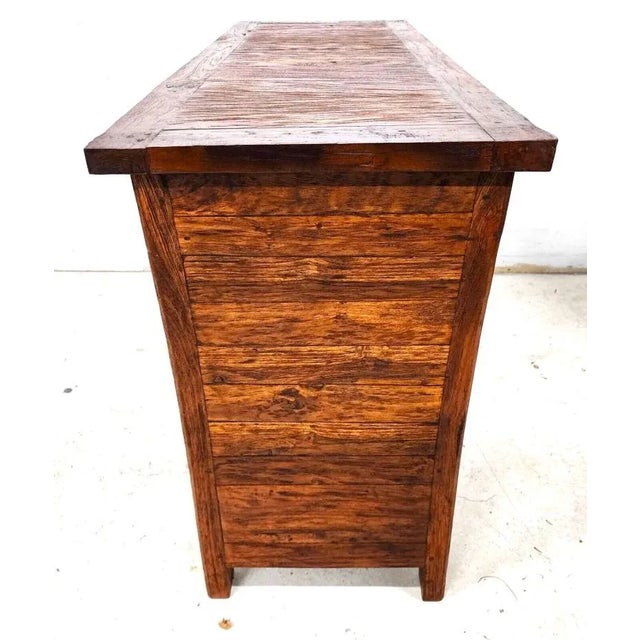 1970s Vintage Sideboard Buffet Tv Console Sofa Table For Sale - Image 5 of 12