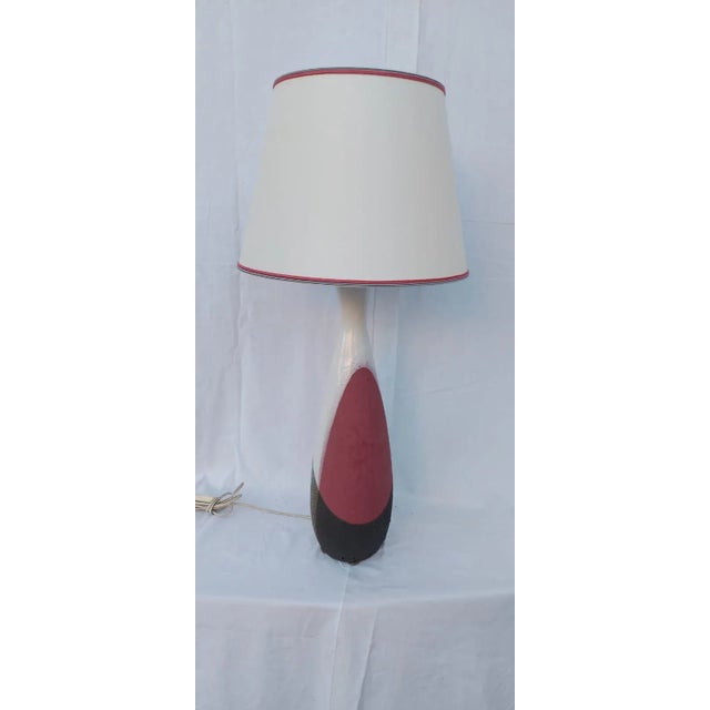 Textile Lamp with Lampshade For Sale - Image 7 of 7