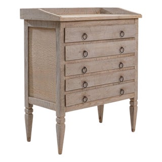 Mid 20th Century French Neoclassical Wooden Chest of Drawers For Sale