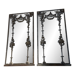 Stunning Elegant 18th Century Style Trumeau Mirrors