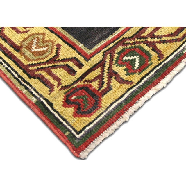 Traditional 1960s Turkish Oushak Rug For Sale - Image 3 of 6