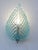 1950s Rare Wall Light Blue Jewel Murano Glass Leave by Barovier E Toso, -Set of 2 For Sale - Image 9 of 12
