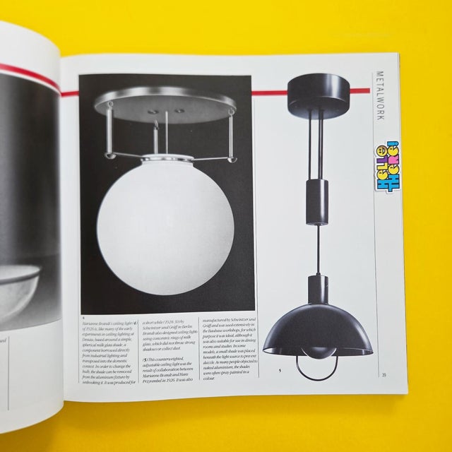 " Bauhaus Source Book " Bauhaus Style and It's Worldwide Influence Vintage 1990 1st Edition Hardcover Design Book For Sale - Image 11 of 17