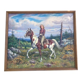 Stan Poray 1888-1948 Listed California Impressionism Horse, Western Oil Painting For Sale
