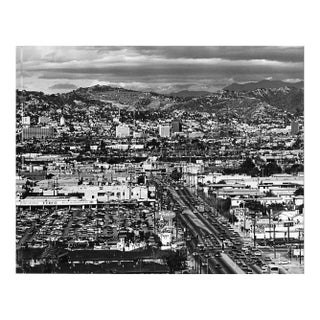1971 Los Angeles From Baldwin Hills California Photograph by Don Ware For Sale