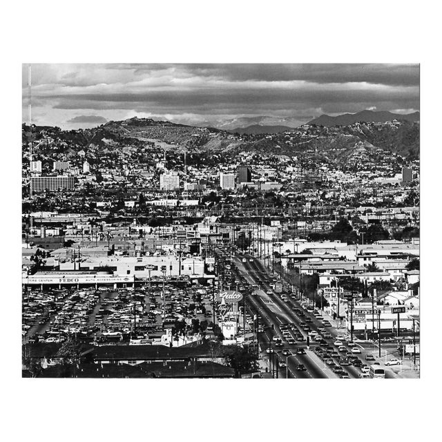 1971 Los Angeles From Baldwin Hills California Photograph by Don Ware For Sale
