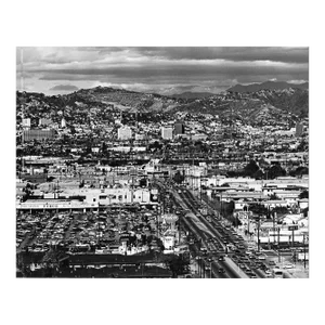 1971 Los Angeles From Baldwin Hills California Photograph by Don Ware
